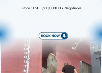 FOR SALE TRAILING SUCTION HOPPER DREDGER (4500 M3 Suction & Water Flow 6500 M3)